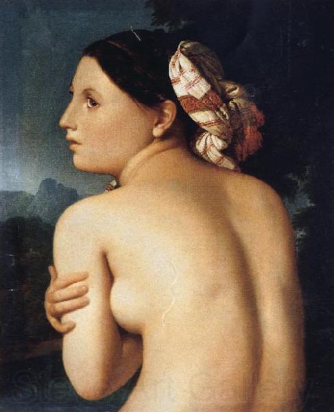 Jean-Auguste Dominique Ingres Back View of a Bather Norge oil painting art